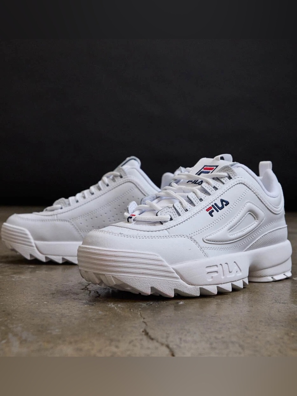 Fila Men's White Disruptor 2 Sneaker 1FM00139-125